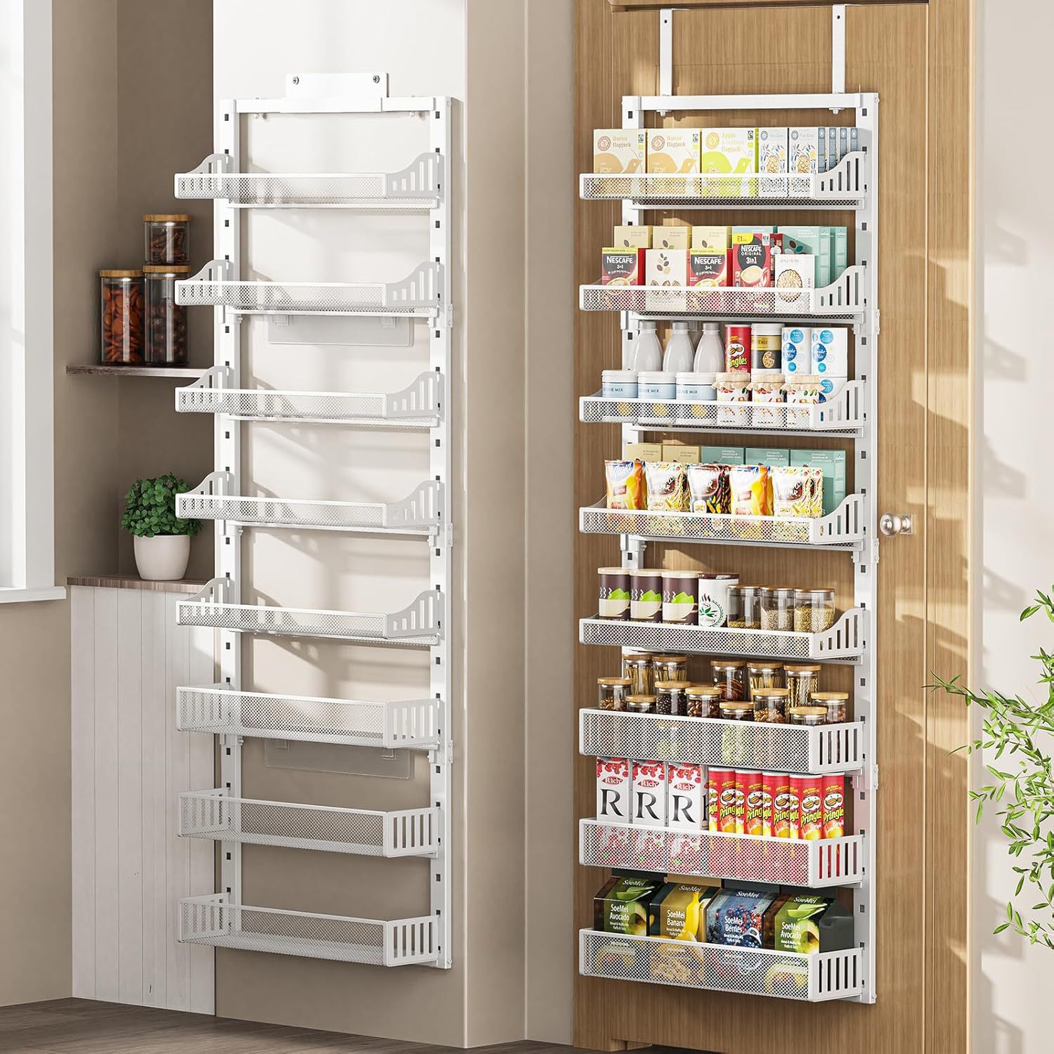Black Food Or Snacks - Organisateur de garde-manger à suspendre, à