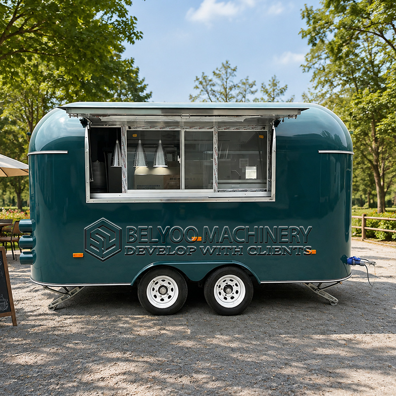 Food And Snacks - Remorque alimentaire commerciale Belyoo, cuisine mobile