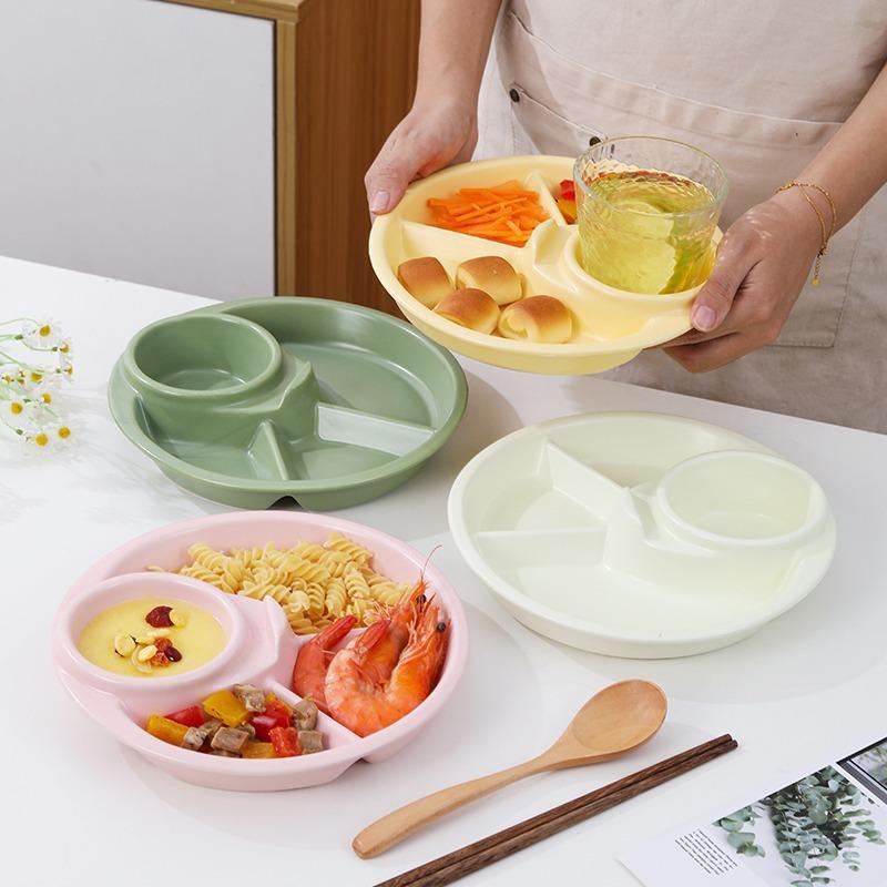 Food Snacks For Weight Loss - Assiette à compartiments divisés pour régime