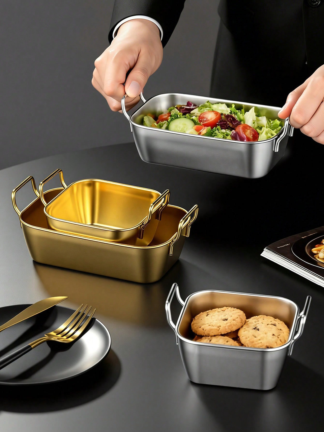 Food Snacks Basket - 1 pièce Panier à frites en