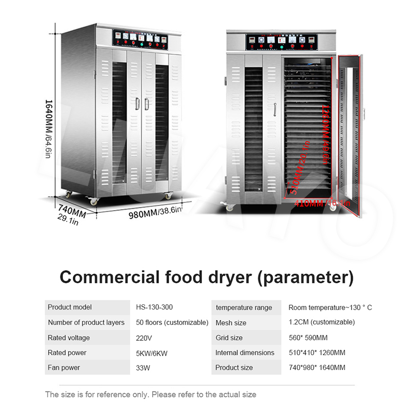 Food Dehydrator Snacks - Déshydrateur alimentaire en acier inoxydable à