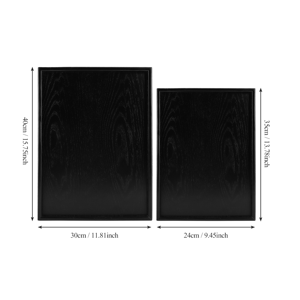 Plateau à thé rectangulaire no - Food Snacks That Are Black avis et prix