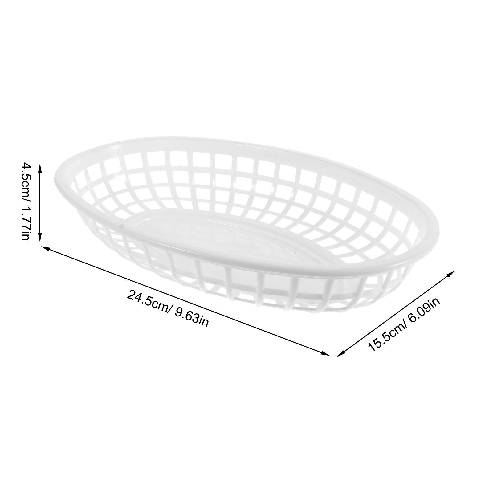4 plateaux à collations en PP, - Food Snacks Basket avis et prix