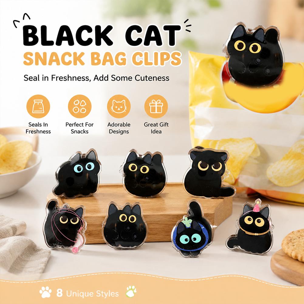 Clips de scellage en acrylique - Food Snacks That Are Black avis et prix