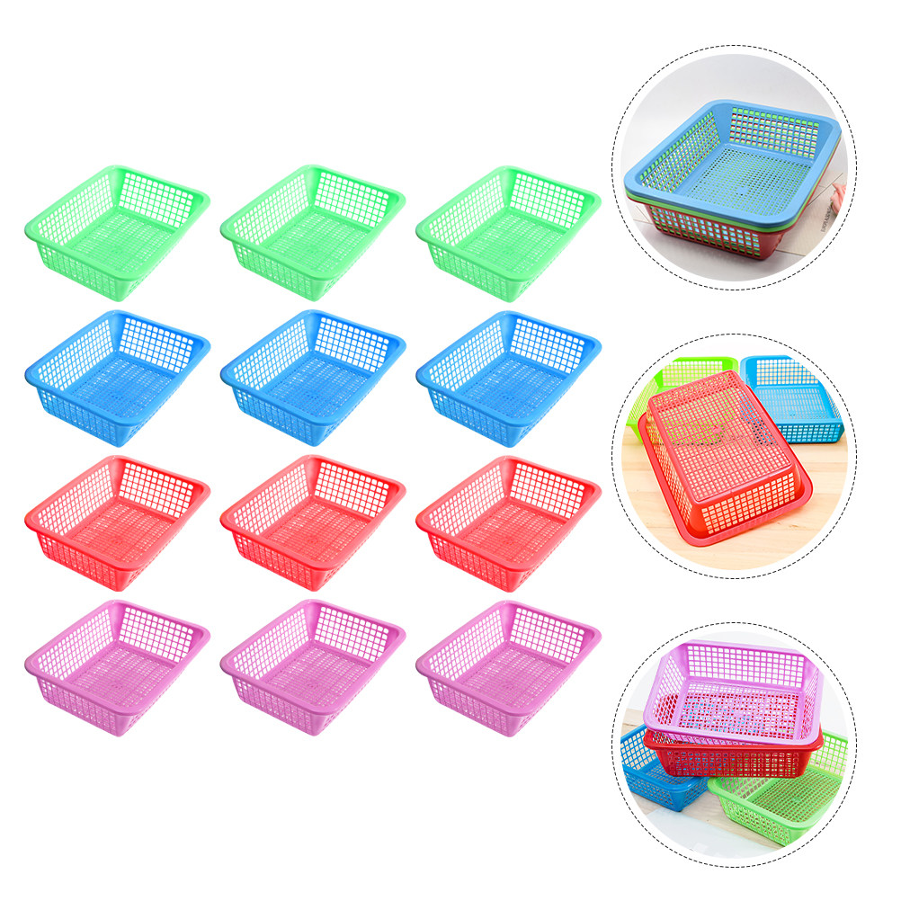 Lot de 12 paniers de rangement - Food Snacks Basket avis et prix