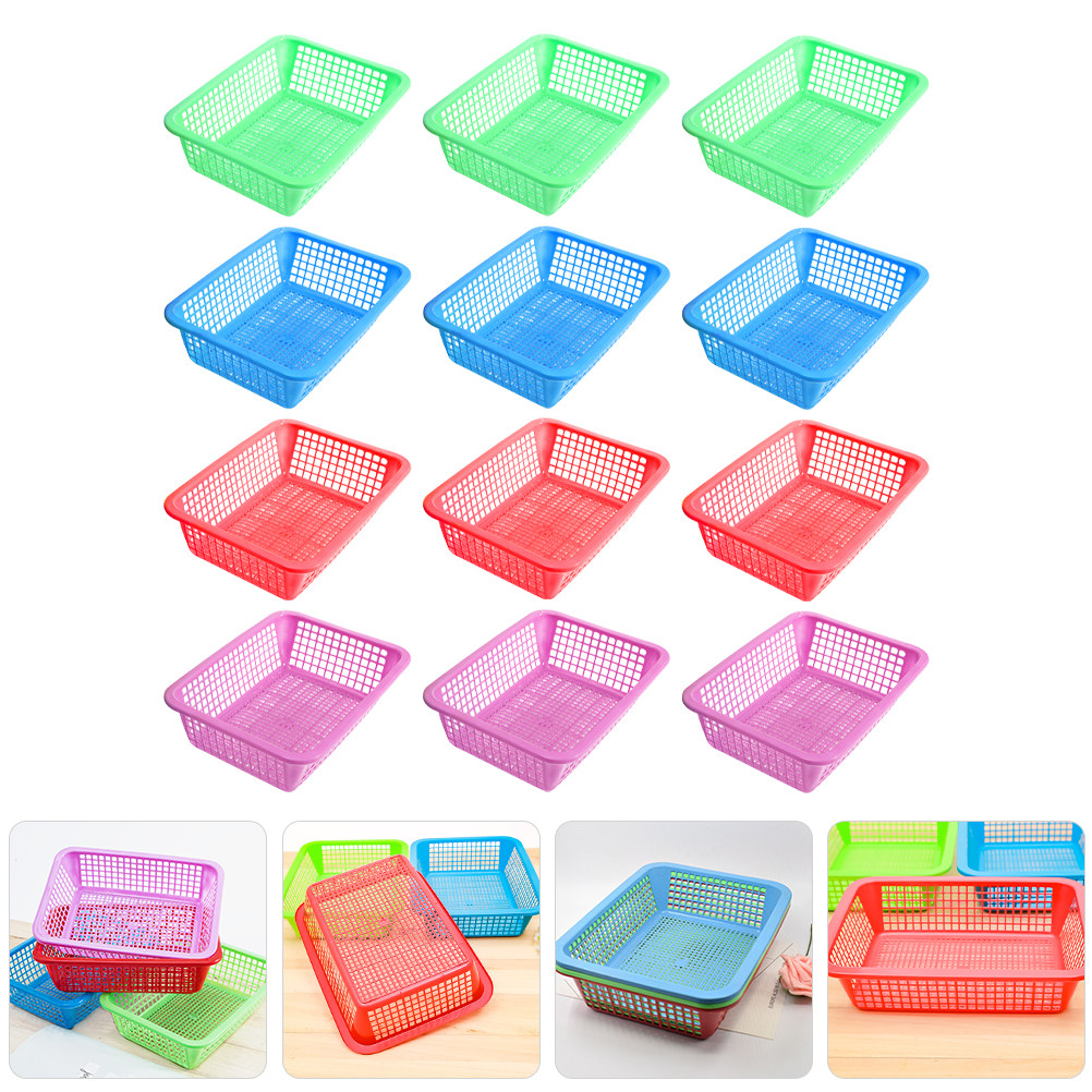 Lot de 12 paniers de rangement - Food Snacks Basket avis et prix