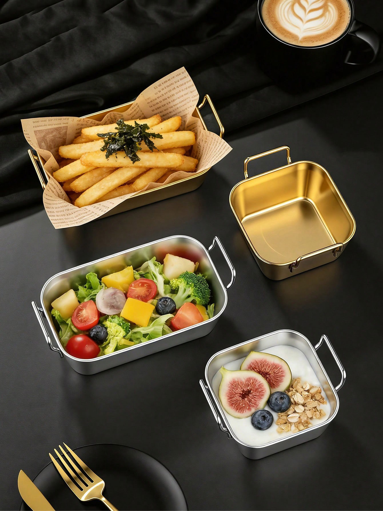 1 pièce Panier à frites en aci - Food Snacks Basket avis et prix