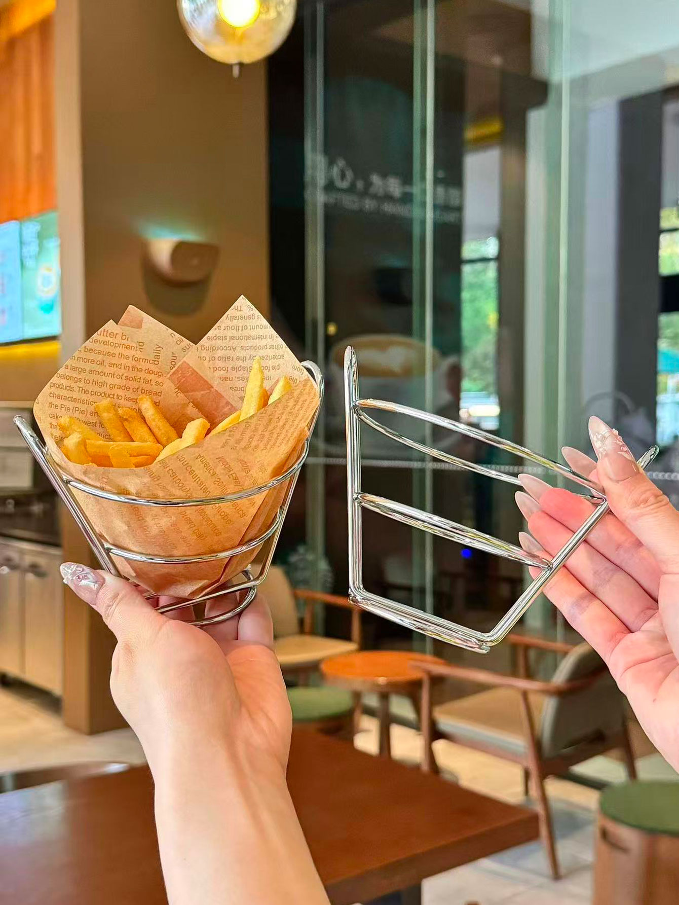 Panier à collation en fer forg - Food Snacks Basket avis et prix