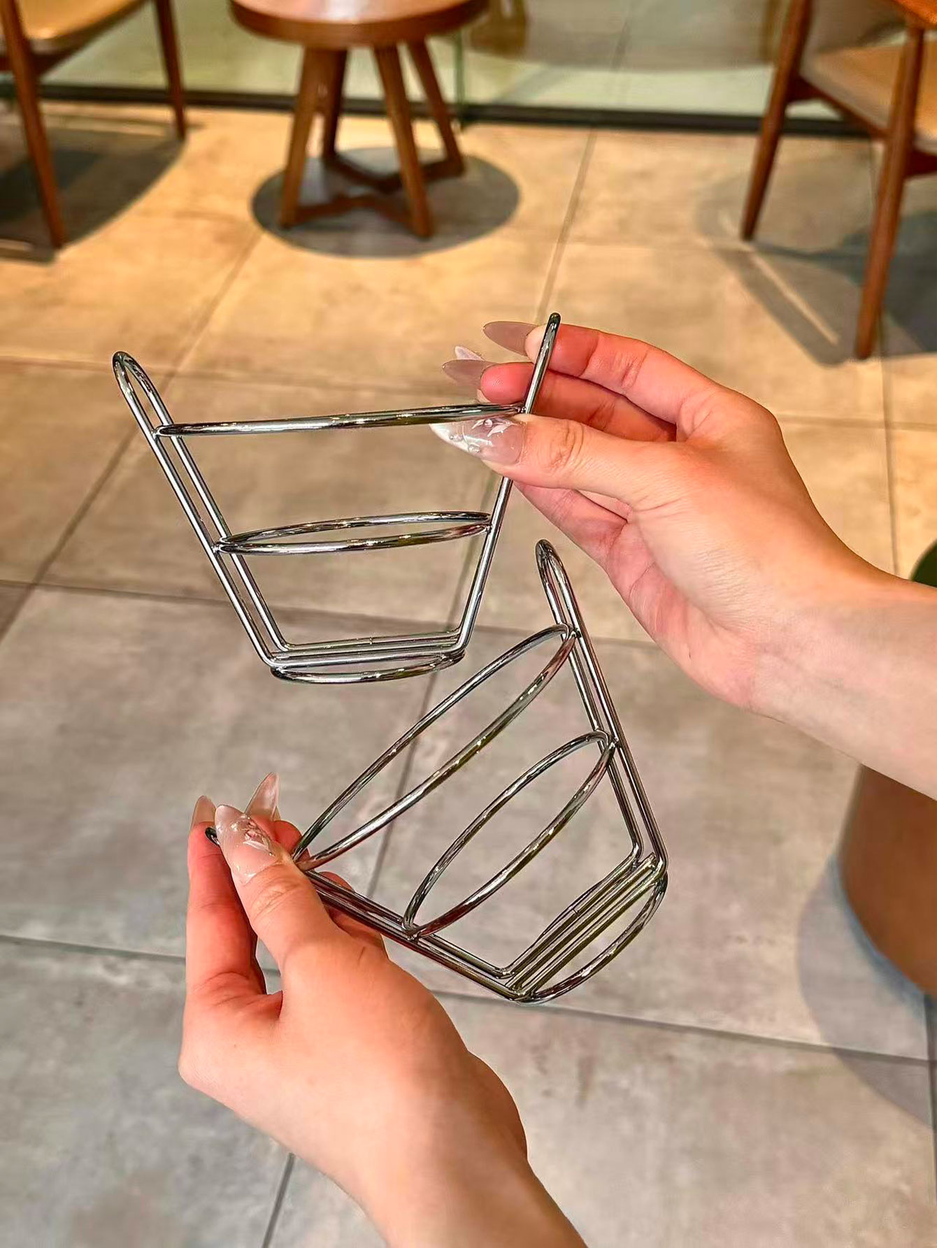 Panier à collation en fer forg - Food Snacks Basket avis et prix