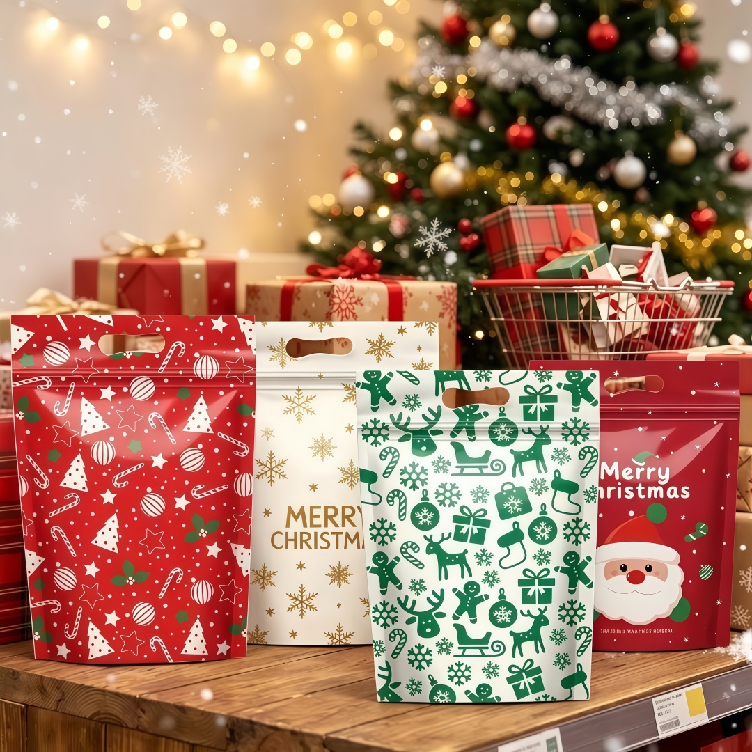 50 sacs à fermeture éclair ave - Xmas Food Snacks avis et prix