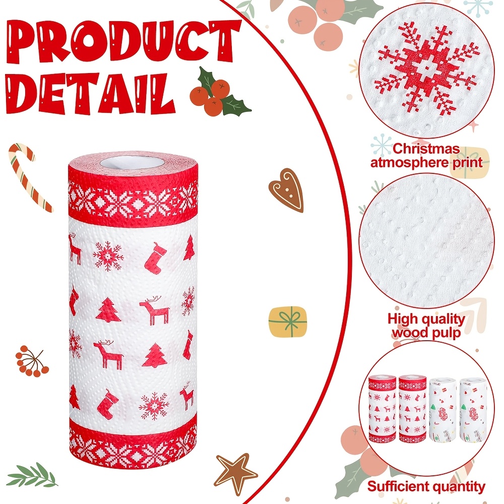 Essuie-tout de cuisine jetable - Xmas Food Snacks avis et prix