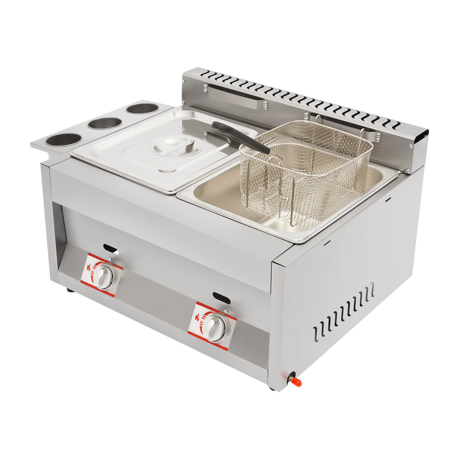 Friteuse professionnelle à gaz - Food Snacks Basket avis et prix
