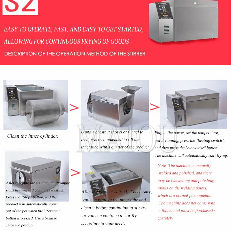220V électrique 4KG noix Grain - Roasted Nut Mix avis et prix