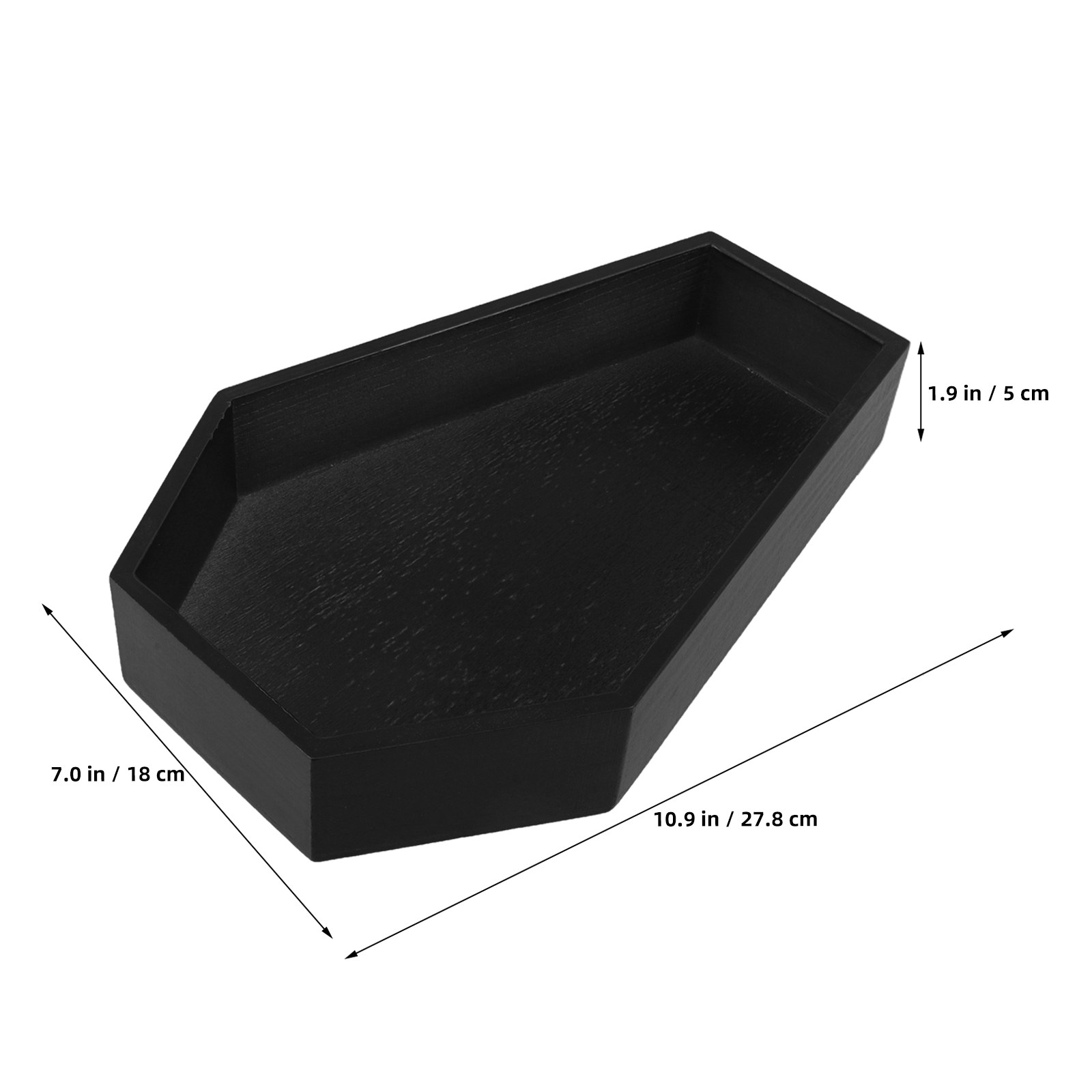 2 pièces, plateau en bois noir - Food Snacks That Are Black avis et prix